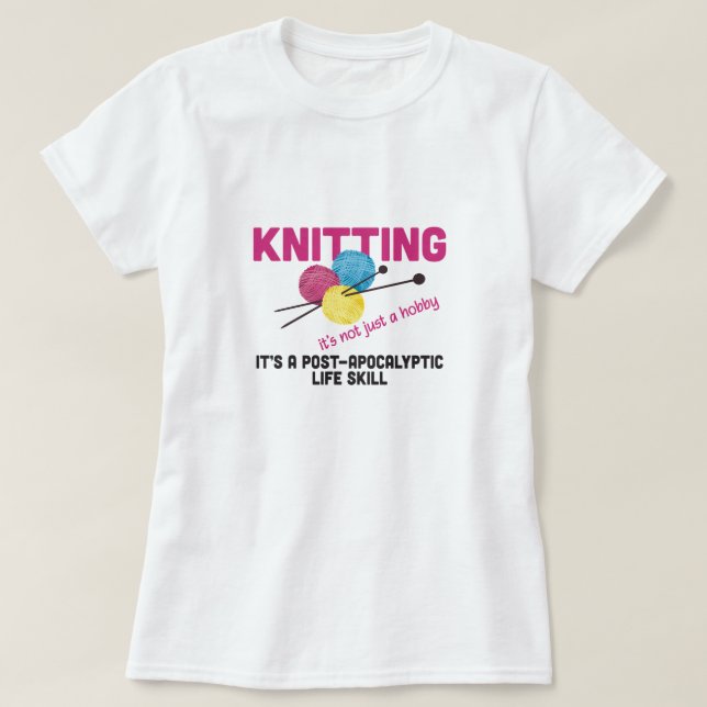 Knitting Skills Women's Basic T-Shirt (Design framsida)