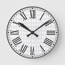 Knitting Stitch Classic Rund Klocka