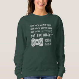 Knitting ・ Stor Bollar av garn ・ Mörken Crafts T Shirt