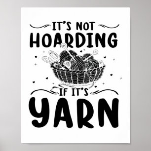 Knitting   Suggor Maskin Knitter Grandma Gifts Poster