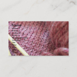 Knitting/ Visitkort