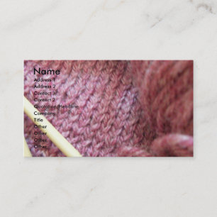 Knitting/ Visitkort