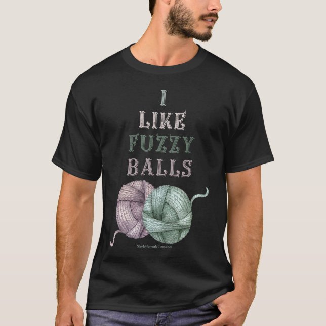 Knitting Vuxen humor för nitters T Shirt (Framsida)