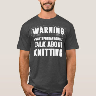 Knitting Yarn Crochet Knitter Crocheting T Shirt