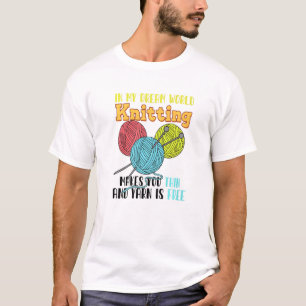 Knitwear Crochet for Beginners Sticka-handskar Sti T Shirt