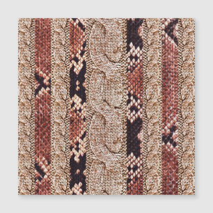 Knitwear struktur, geometrisk orm mönster.