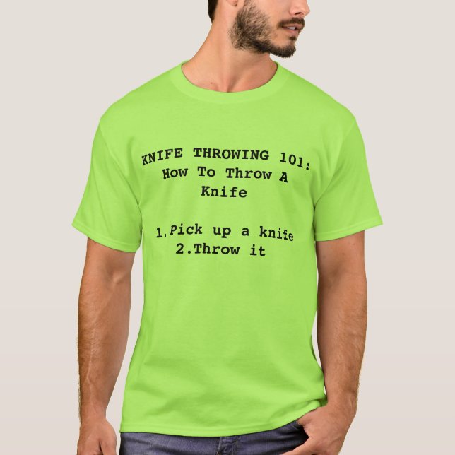 Knivar 101 t-shirt (Framsida)
