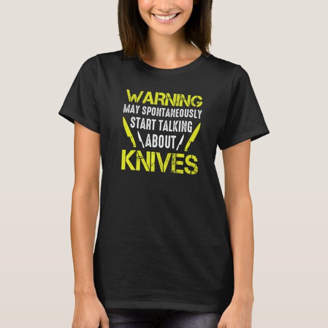 Knivar Collector Blade Forge Blacksmith T Shirt (Framsida)