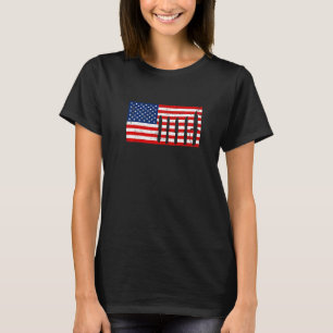 Knivar Collector Knivar Collating American Flagga T Shirt