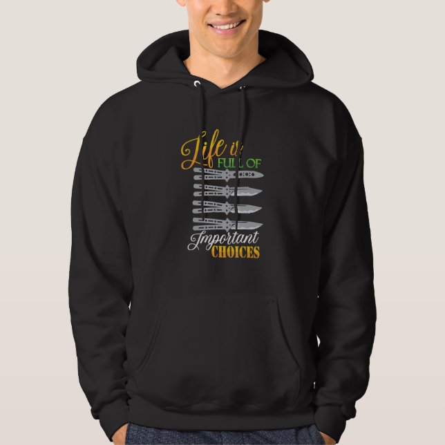 Knivar Collector Knivar Collection Hunting Butterf Hoodie (Framsida)