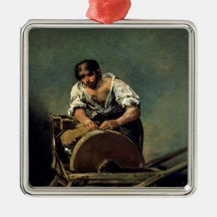 Knivar-Grinderen, c.1808-12 Julgransprydnad Metall