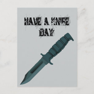 Knivar har Knivar dag Vykort