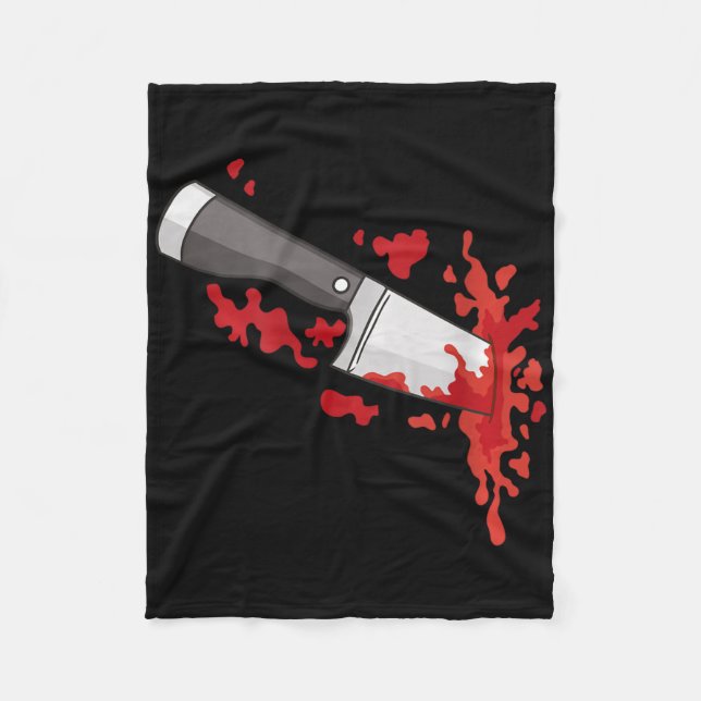 Knivar i Ck Halloween Murder Costume Knivar in Fleecefilt (Framsidan)