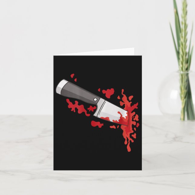 Knivar i Ck Halloween Murder Costume Knivar in Kort (Framsida)