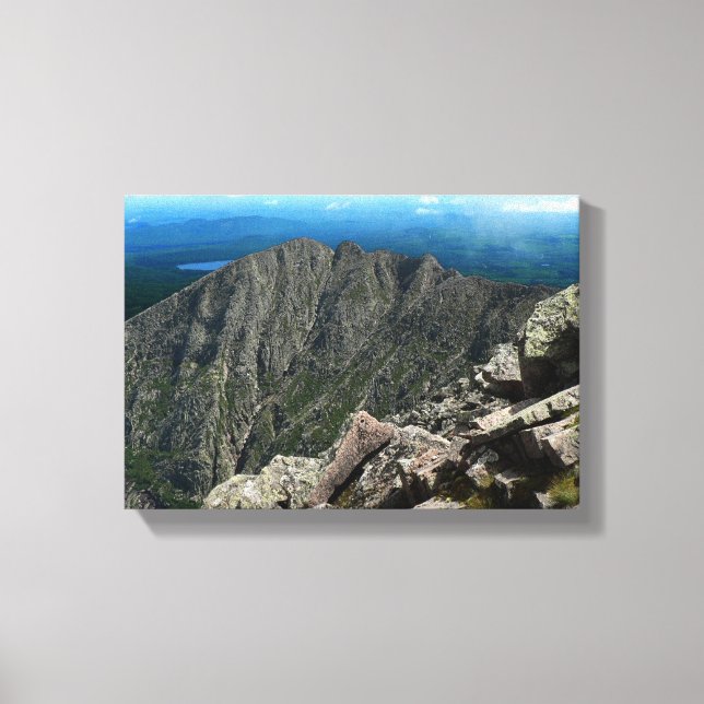 Knivar Kant, Katahdin, Maine Canvastryck (Framsida)