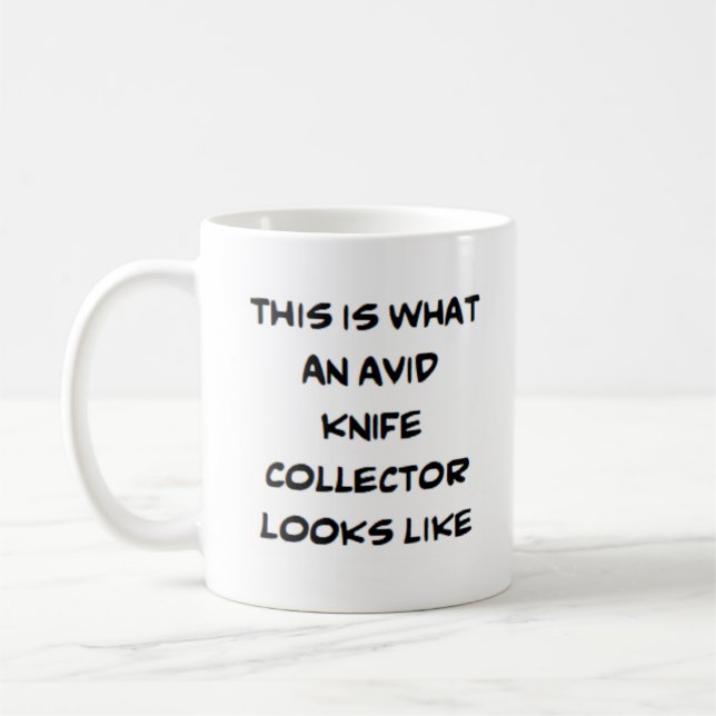 knivar-kollektor, vid kaffemugg (Vänster)