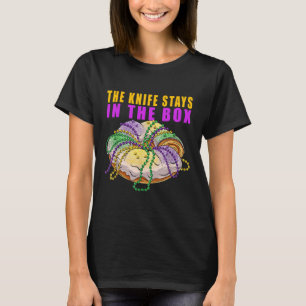 Knivar ligger i området Mardi Gras Funny Kung C T Shirt
