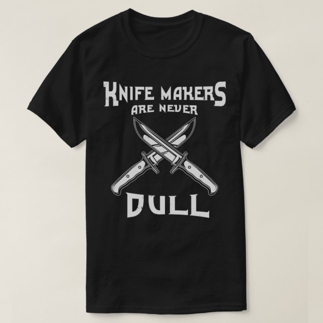 Knivar Maker Cutler Knifemaker Knifemaking T Shirt (Design framsida)