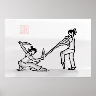 knivar mot polen poster