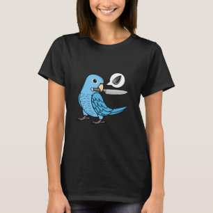 Knivar Parrot Wants Seeds I Blue Parrotlet T Shirt
