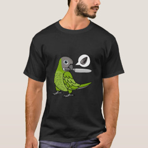 Knivar Parrot Wants Seeds I Dusky under Conure T Shirt