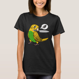 Knivar Parrot Wants Seeds I Gult Budgie Budgeriga T Shirt