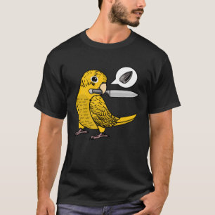 Knivar Parrot Wants Seeds I Gult Lutino Budgie Bu T Shirt