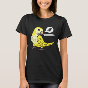 Knivar Parrot Wants Seeds I Gult Lutino Munk Para T Shirt