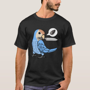 Knivar Parrot Wants Seeds I Peach face Blue Lovebi T Shirt