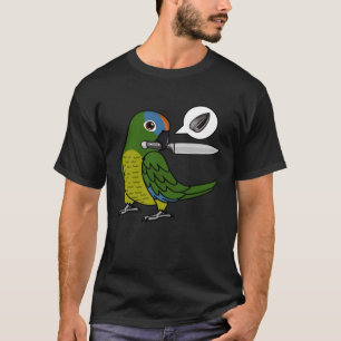 Knivar Parrot Wants Seeds I Peach fronure Conure T Shirt