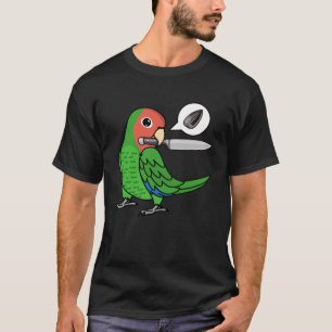 Knivar Parrot Wants Seeds I Rosy stod inför Grönte T Shirt
