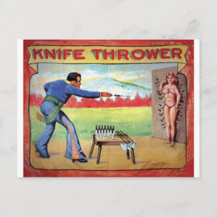 Knivar Thrower Vykort