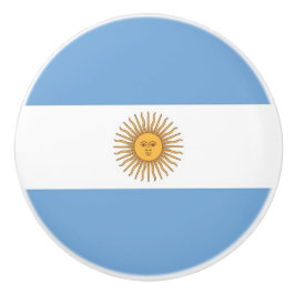 Knivknapp med flagga av Argentina Knopp