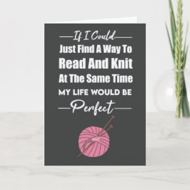 Knivkort Garn Modern minimalistisk nitter Kort