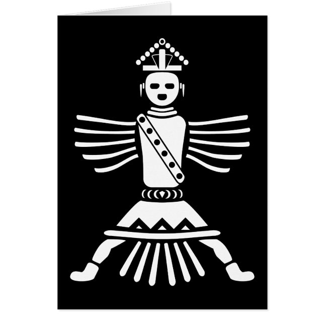 knivkrigare hälsningskort (Framsidan)