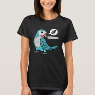 Knivpapegoja Vill Frön I Blå Munkparakit Kvack T Shirt