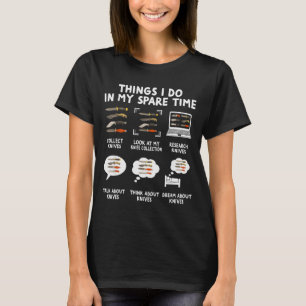 Knivsamlare Tillverkare Bladsmide Smide Knivar T Shirt