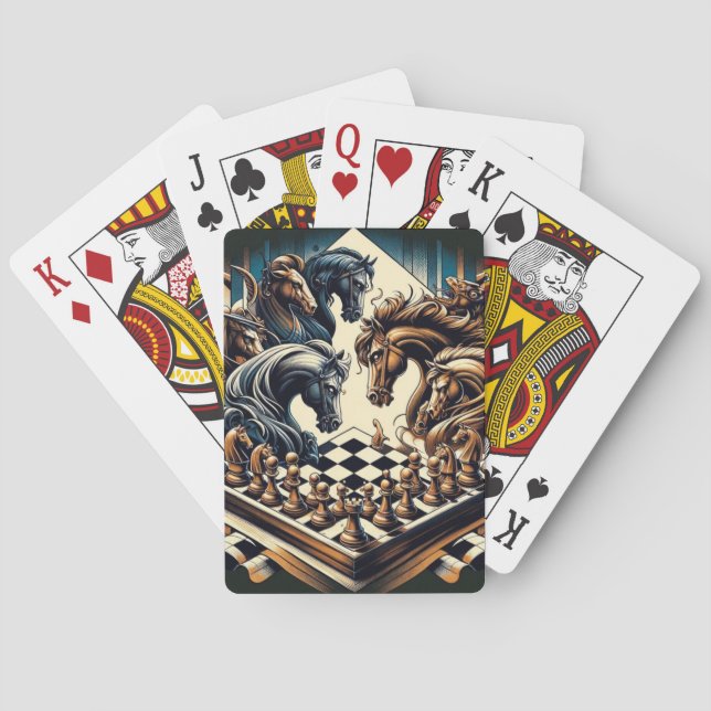 Knivspelet - schack möter fantasi casinokort (Baksidan)