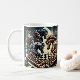 Knivspelet - schack möter fantasi kaffemugg