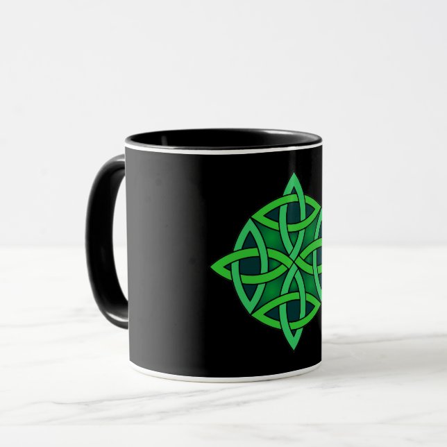 Knjoland gammal symbol pagan irish gre mugg (Framsida vänster)