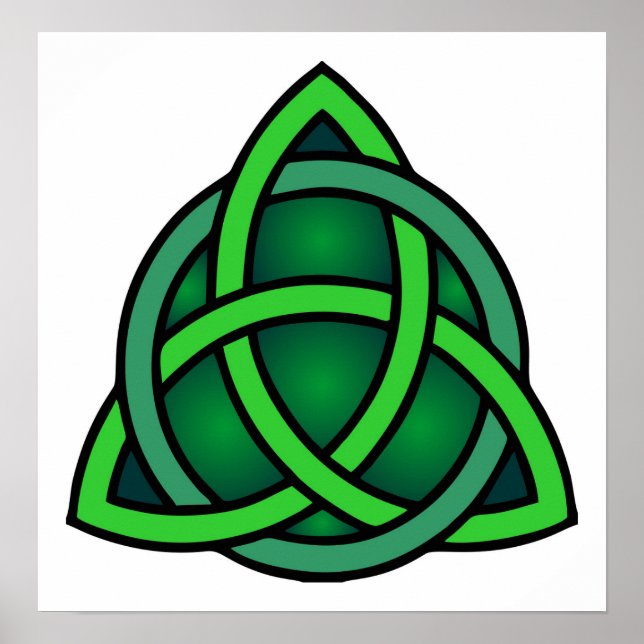 Knjoland gammal symbol pagan irish gre poster (Framsidan)