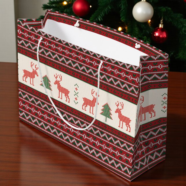 Knkunnig Rener Julgran Mönster | HELGDAGAR (Skapare uppladdad)