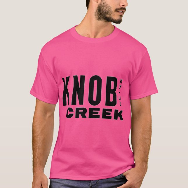 Knob Bäck Bourbon T Shirt (Framsida)