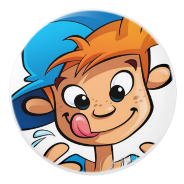 Knob Hungry Boy  Knopp (Framsidan)