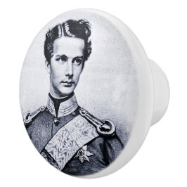 Knob with Ludwig II Knopp