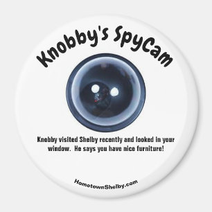 Knobbys kylskåp för SpyCam Shelby Roligt Magnet