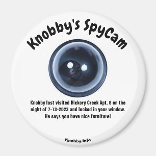 Knobbys SpyCam Hickory Bäck Apt. 6 Roligtars kantl Magnet