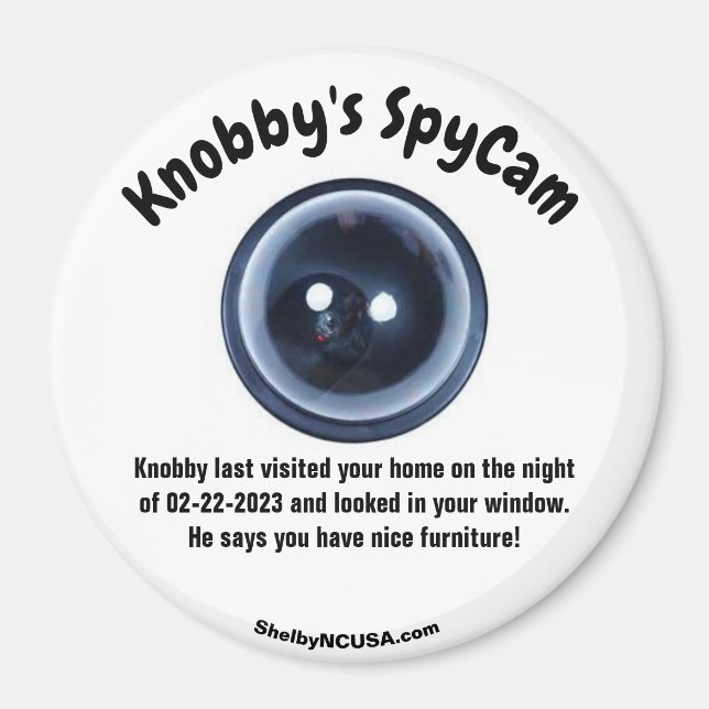 Knobbys SpyCam-magnet Magnet (Framsidan)