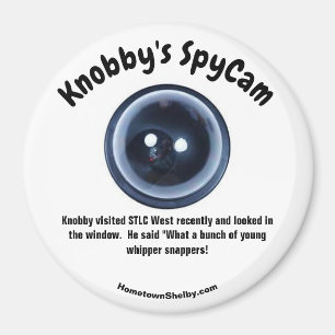 Knobbys SpyCam STLC-kylare för Roligt av Väster Magnet