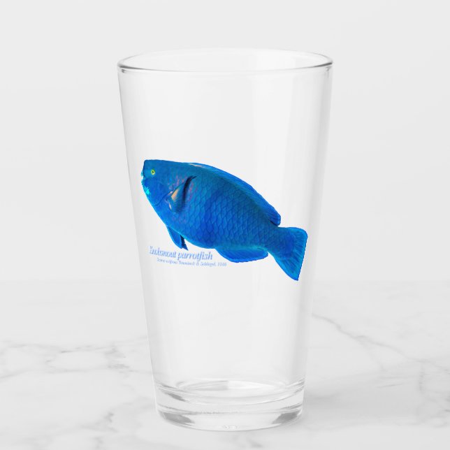 Knobsnout papegojfisk Glas Kopp (Framsida)